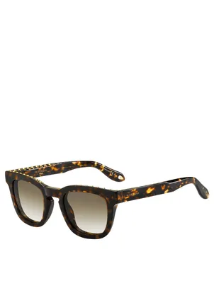 Square Sunglasses With Studs