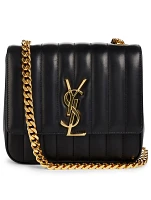 Vicky YSL Monogram Leather Chain Bag