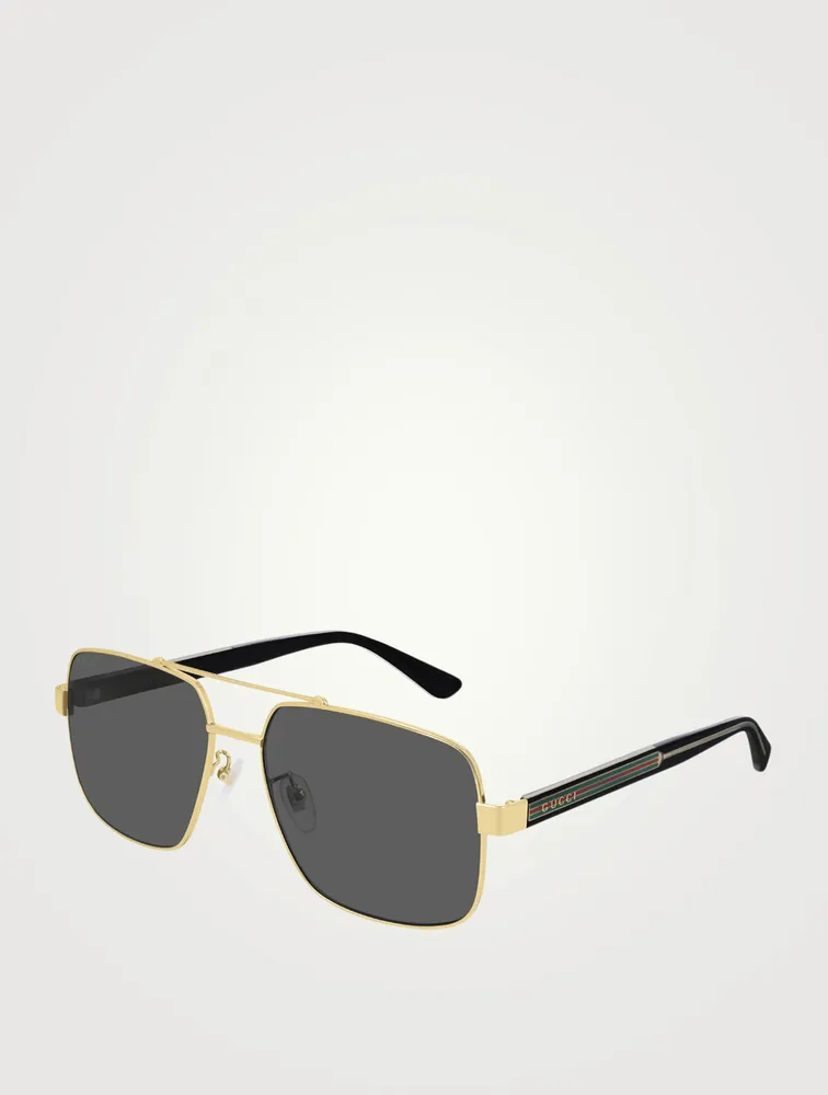 Square Aviator Sunglasses