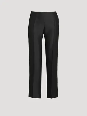 Flame Wool And Silk Pants