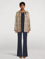 Marlowe Reversible Three-in-One Wool Double-Weave Jacket