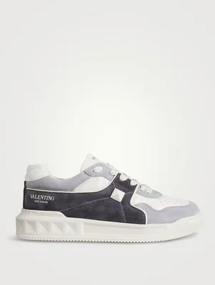 One Stud Leather Sneakers