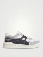 One Stud Leather Sneakers