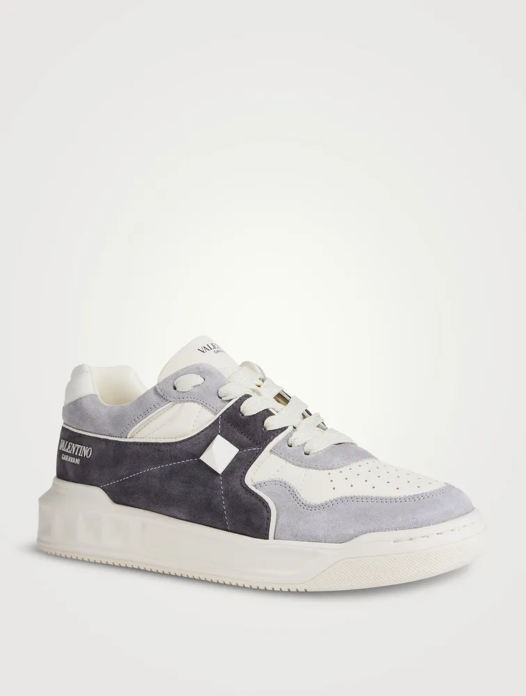 One Stud Leather Sneakers