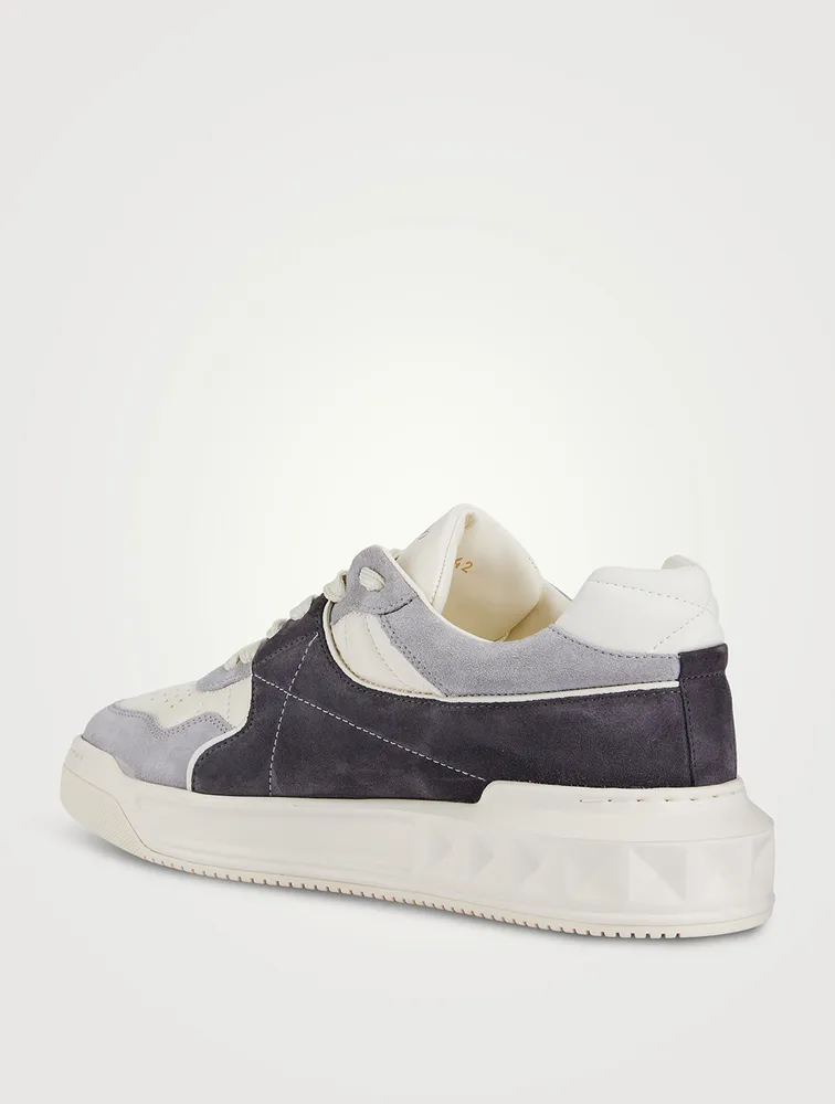 One Stud Leather Sneakers