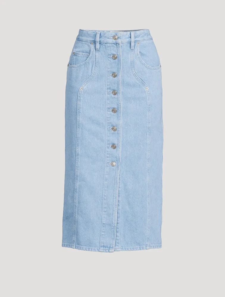 Vandi Denim Midi Skirt