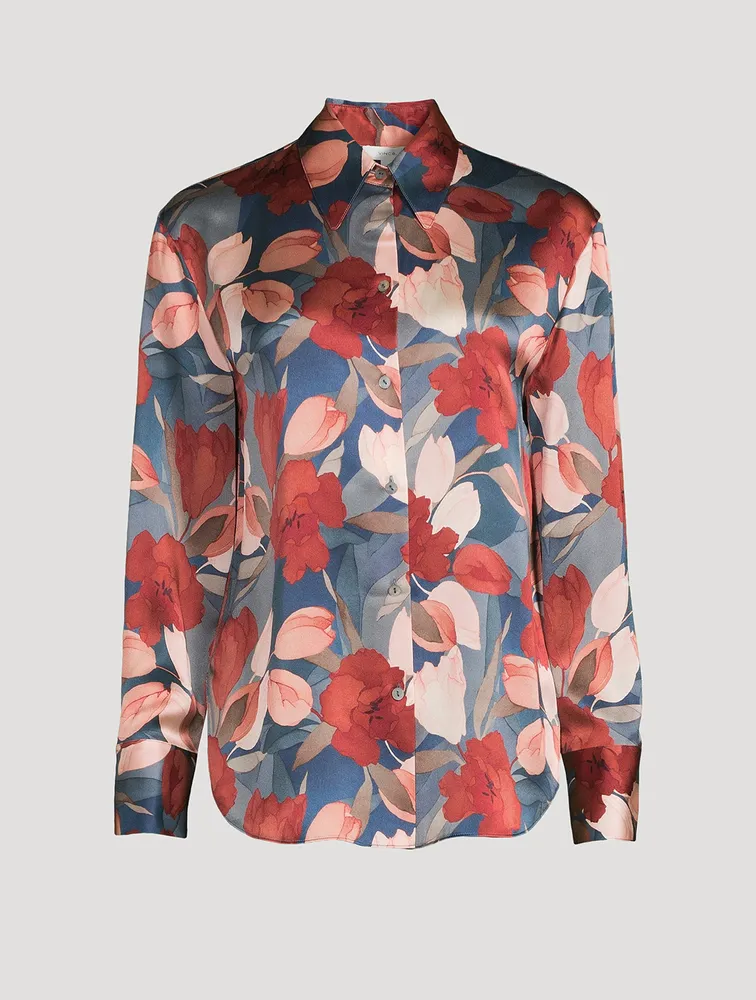 Nouveau Magnolia Silk Relaxed Shirt