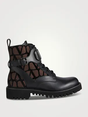 VLOGO Toile Iconographe Combat Boots