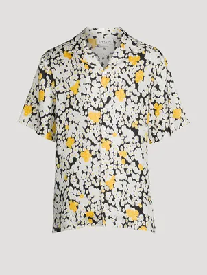 Silk Printed Bowling Shirt