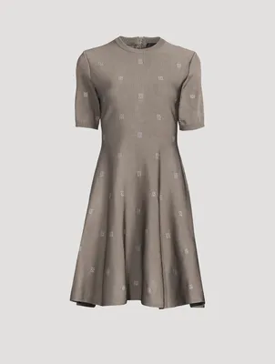 4G Jacquard Mini Dress