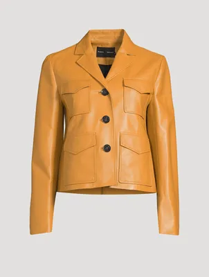 Leather Safari Jacket