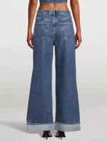 Dame Wide-Leg Jeans