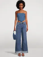 Dame Wide-Leg Jeans