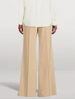 Wool Wide-Leg Pants