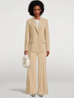Wool Wide-Leg Pants