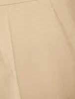 Wool Wide-Leg Pants