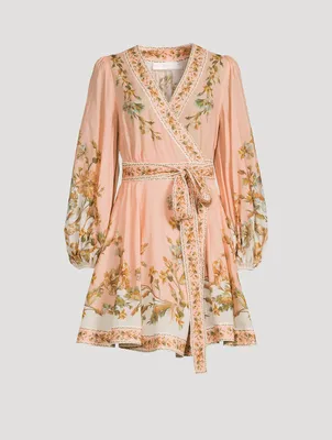 Chintz Wrap Mini Dress