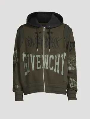 Wool Bomber Jacket With Hood