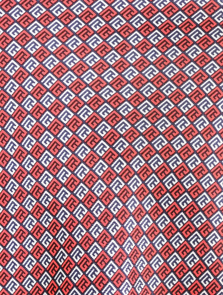 Silk Halter Top Monogram Print