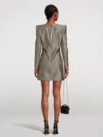 Monogram Jacquard Mini Dress