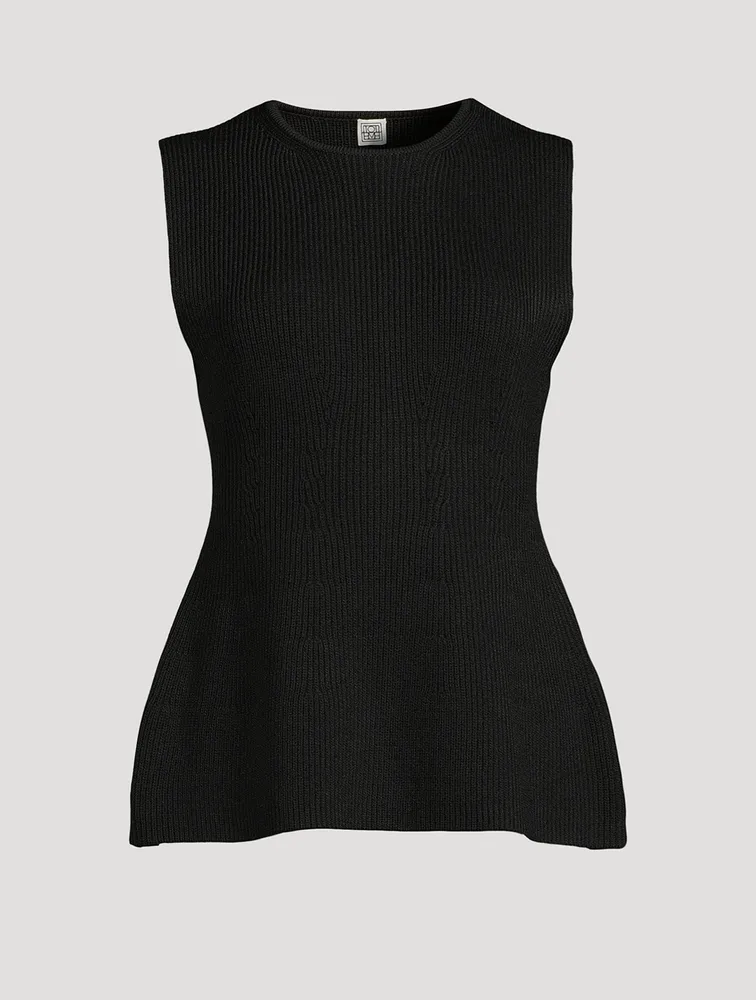 Compact Knit Contour Top