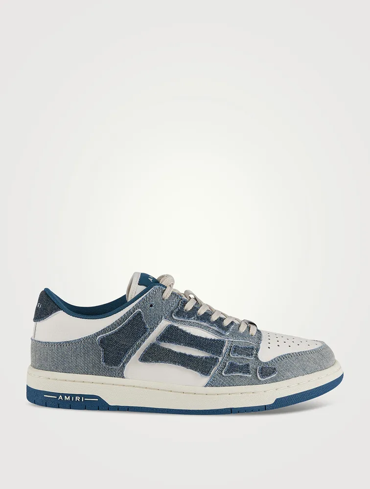 Skel Low-Top Denim Sneakers