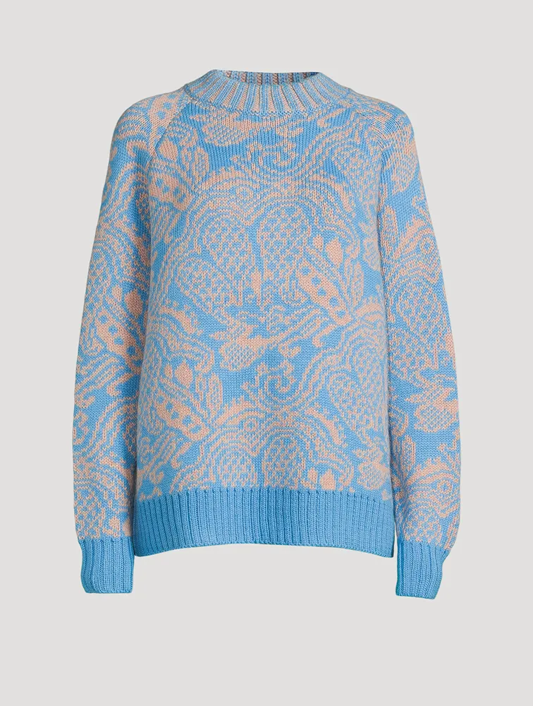 Strada Jacquard Alpaca Sweater
