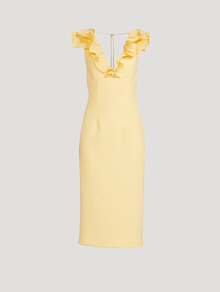 Chloe Ruffled Midi Dress