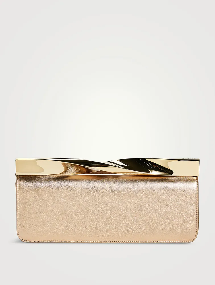 Twist Leather Shoulder Bag