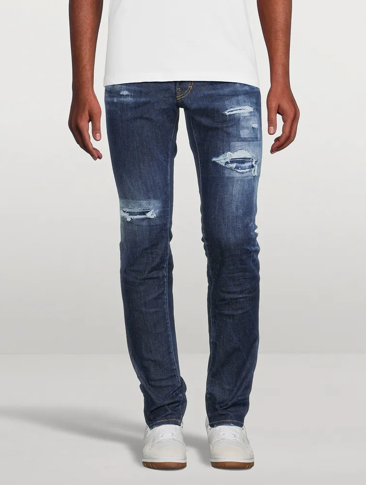 Distressed Cool Guy Skinny Jeans