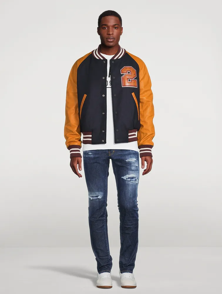 Distressed Cool Guy Skinny Jeans