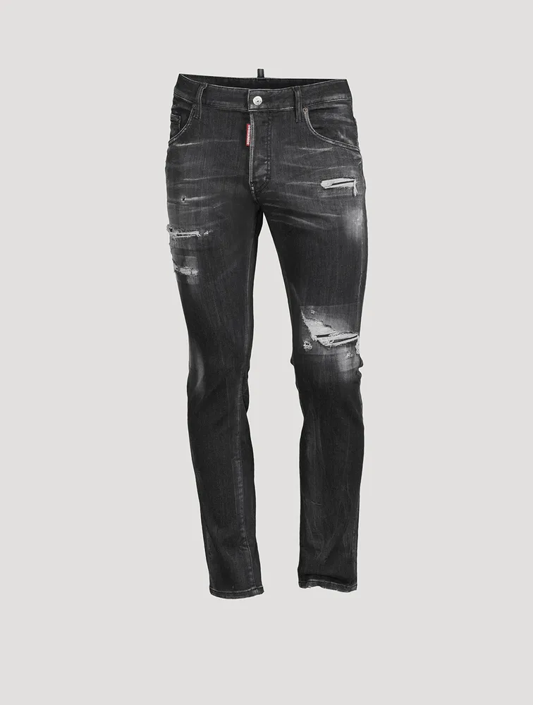 Distressed Skater Skinny Jeans