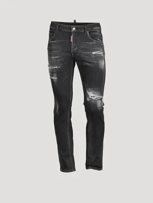 Distressed Skater Skinny Jeans