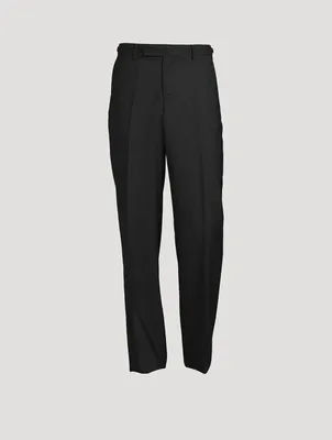 Wool Slim-Fit Pants