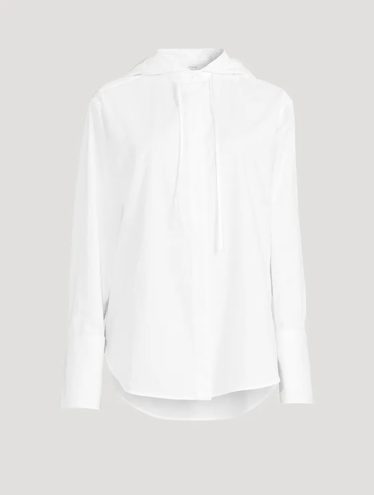 Hooded Cotton Shirt