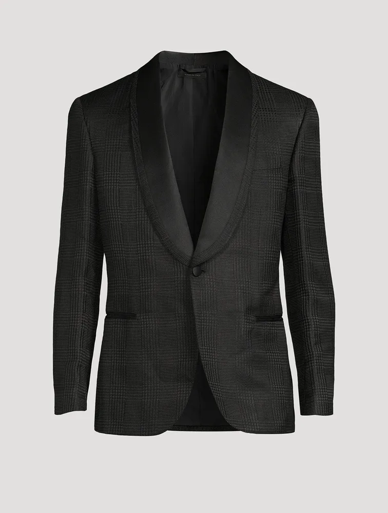 Wool And Silk Smoking Jacket