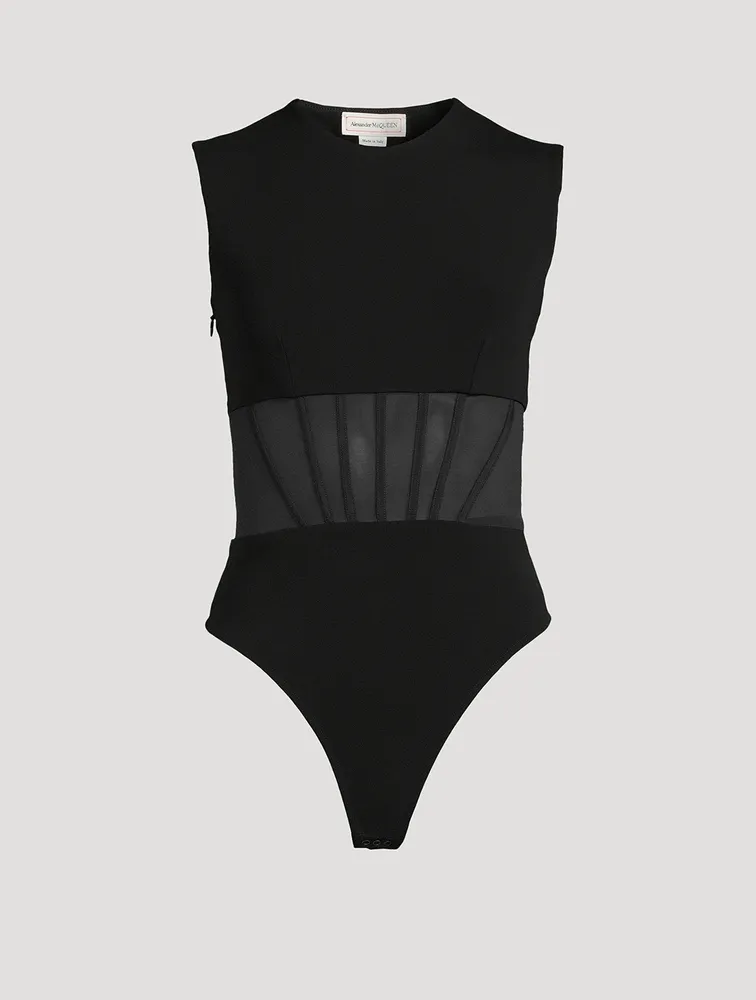 Hybrid Mesh Bodysuit