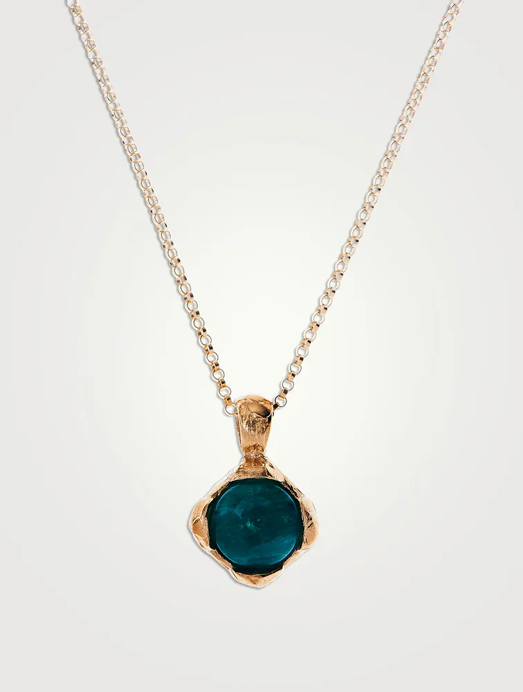 The Eye Of The Storm Emerald Necklace