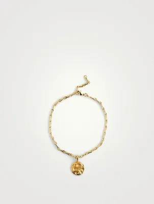 The Medusa Medallion Chain Anklet
