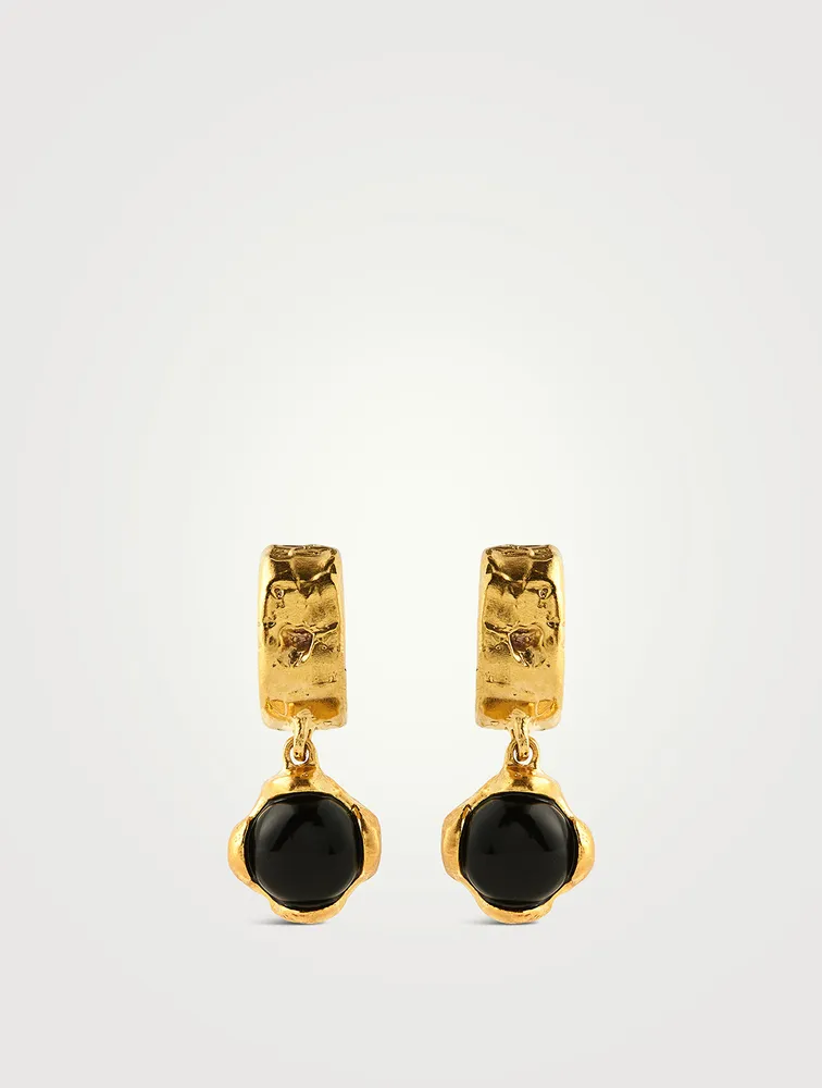 Black Onyx Drop Earrings