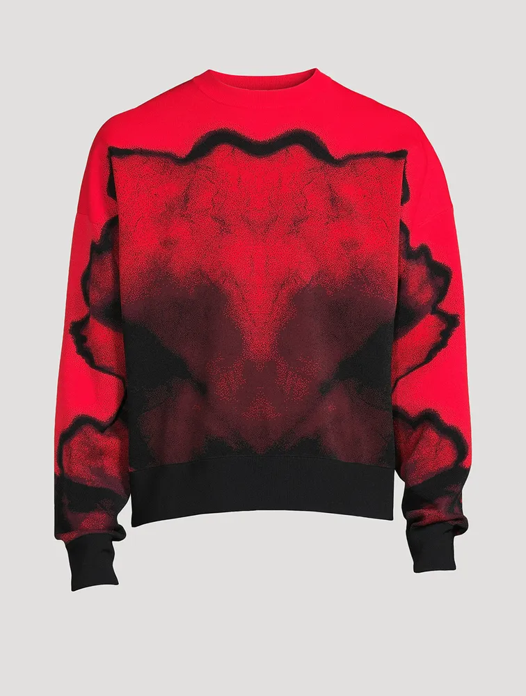 Ink Flower Sweater