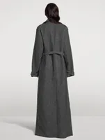 Renwicks Belted Wool Trench Coat