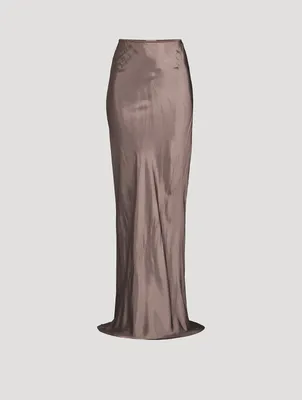 Sati Bias-Cut Maxi Skirt