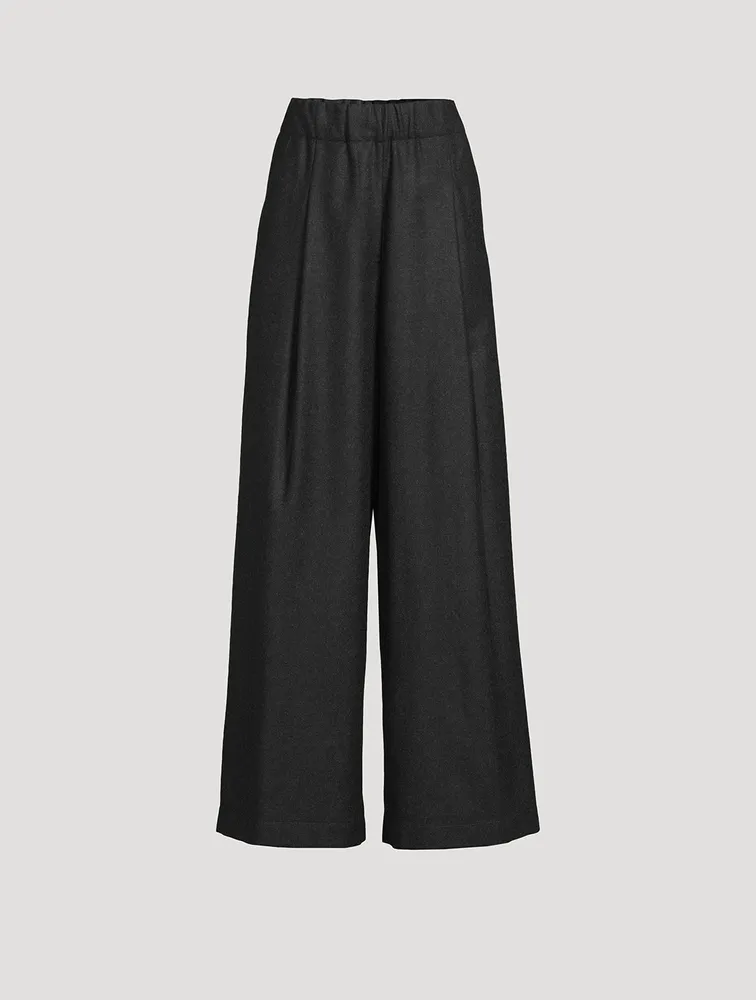 Pila Wide-Leg Wool Trousers
