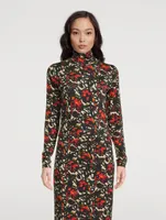 Hosk Turtleneck Floral Print