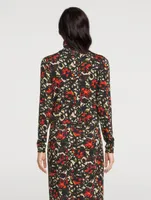 Hosk Turtleneck Floral Print