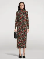 Hosk Turtleneck Floral Print