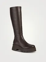 Montey Leather Knee-High Boots