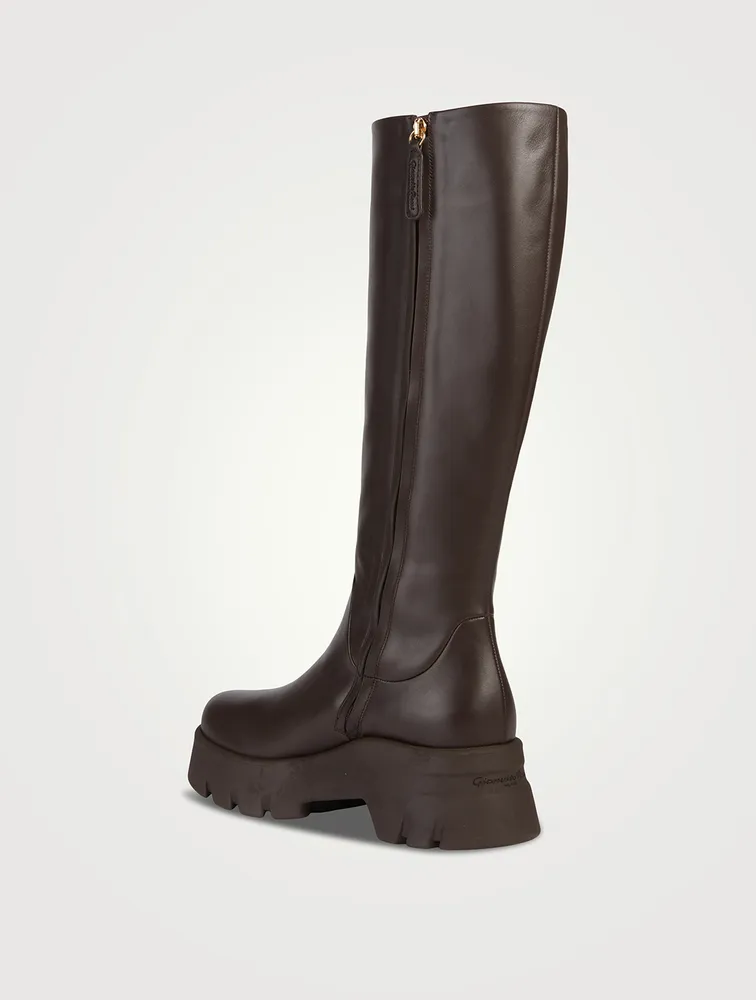 Montey Leather Knee-High Boots
