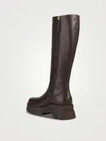 Montey Leather Knee-High Boots